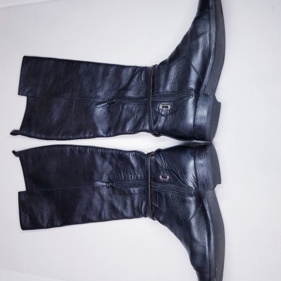 Balenciaga | Leather Knee High Riding Boots size 39 , Black - Picture 3 of 13